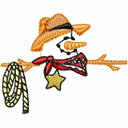 Ice Man Embroidery Design 4